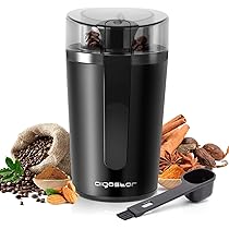 Aigostar Coffee Grinder Electric with Removable Lid, Grinder